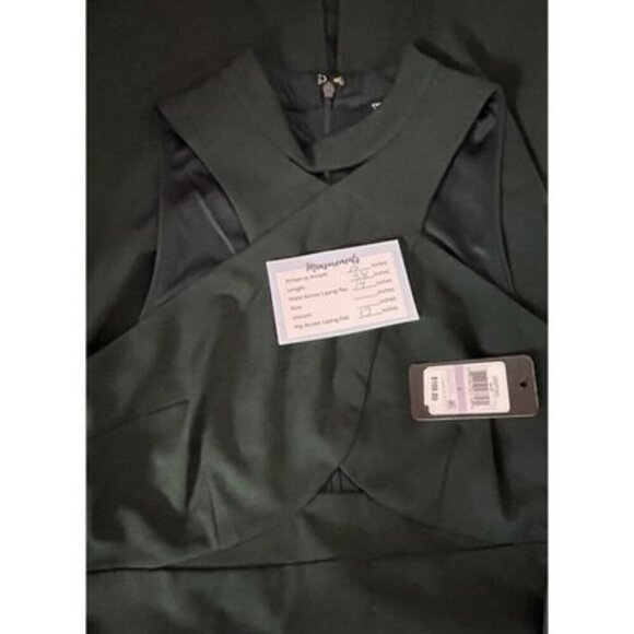 Guess Women's Hunter Green Cutout Halter Sheath Dress Size 6 NWT - Picture 5 of 5